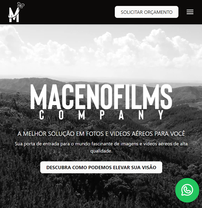 Desenvolvimento de Site para empresa Maceno Films